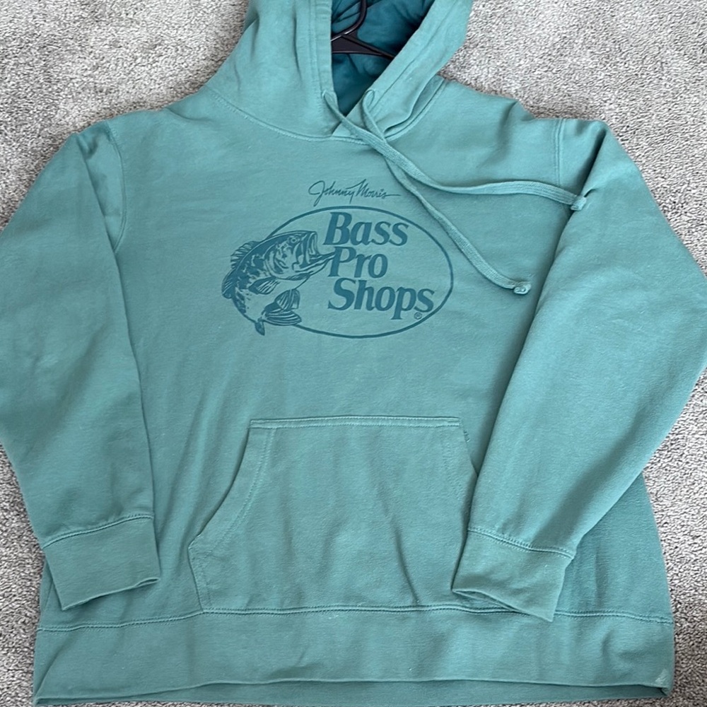 Bass Pro Shops Blue Sweatshirt Hoodie